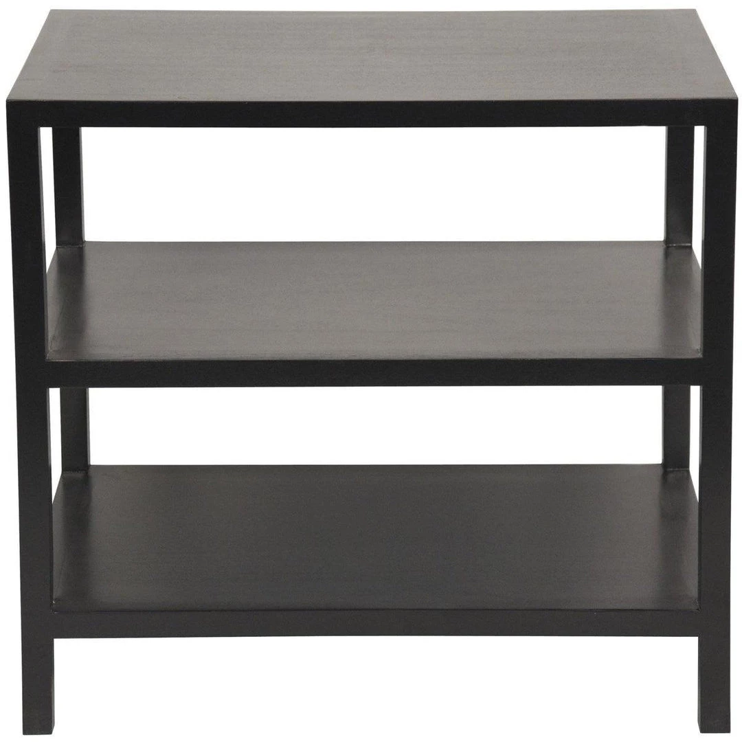 Noir Furniture Noir 2 Shelf Side Table