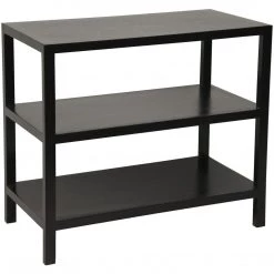 Noir Furniture Noir 2 Shelf Side Table