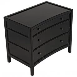 Noir Furniture Accent Tables Noir Hampton Side Table Black
