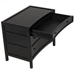 Noir Furniture Accent Tables Noir Hampton Side Table Black
