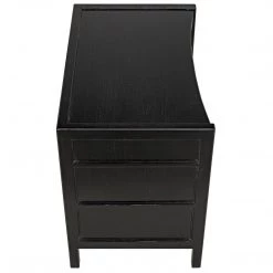 Noir Furniture Accent Tables Noir Hampton Side Table Black
