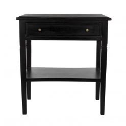 Noir Furniture Noir Oxford 1 Drawer Side Table