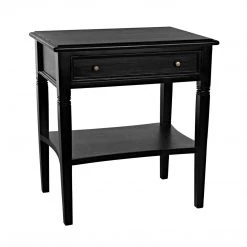 Noir Furniture Noir Oxford 1 Drawer Side Table