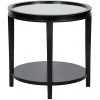 Noir Furniture Noir Imperial Side Table Black Accent Tables