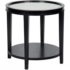Noir Furniture Noir Imperial Side Table Black Accent Tables