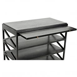 Noir Furniture Noir Sutton Criss-Cross Side Table Accent Tables