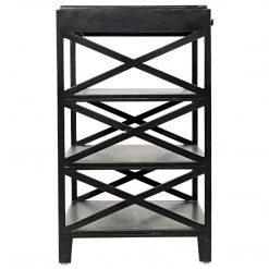 Noir Furniture Noir Sutton Criss-Cross Side Table Accent Tables