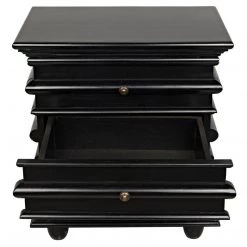 Noir Furniture Noir Ascona Side Table Black