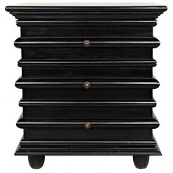 Noir Furniture Noir Ascona Side Table Black