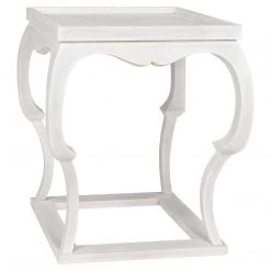 Noir Furniture Accent Tables Noir Bellini Side Table, White Wash
