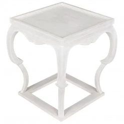 Noir Furniture Accent Tables Noir Bellini Side Table, White Wash