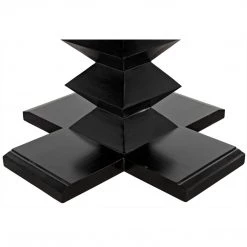 Noir Furniture Dining Tables Noir Zig-Zag Base Dining Table, 48