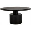 Noir Furniture Marlow Dining Table, Black Metal