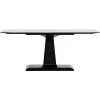 Noir Furniture Amboss Dining Table, Black Metal Dining Tables