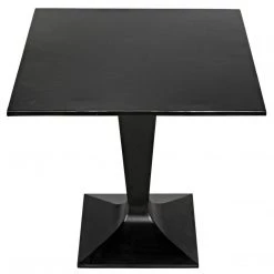 Noir Furniture Anoil Bistro Table, Black Metal
