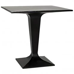 Noir Furniture Anoil Bistro Table, Black Metal