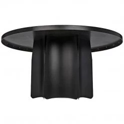Dining Tables Noir Furniture Rome Dining Table, Black Metal