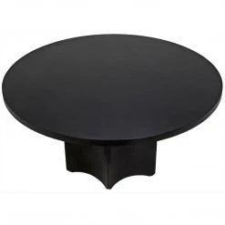Dining Tables Noir Furniture Rome Dining Table, Black Metal