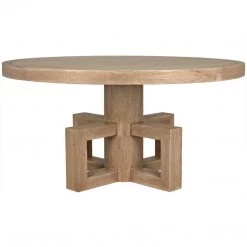 Dining Tables Noir Furniture Lima Dining Table, Washed Walnut