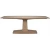 Noir Furniture Travis Table, Washed Walnut