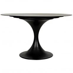 Noir Furniture Herno Table, 48", Metal Accent Tables