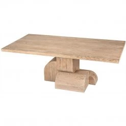 Noir Furniture Floyd Dining Table, Distressed Mindi