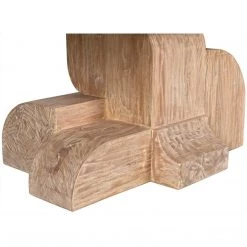 Noir Furniture Floyd Dining Table, Distressed Mindi