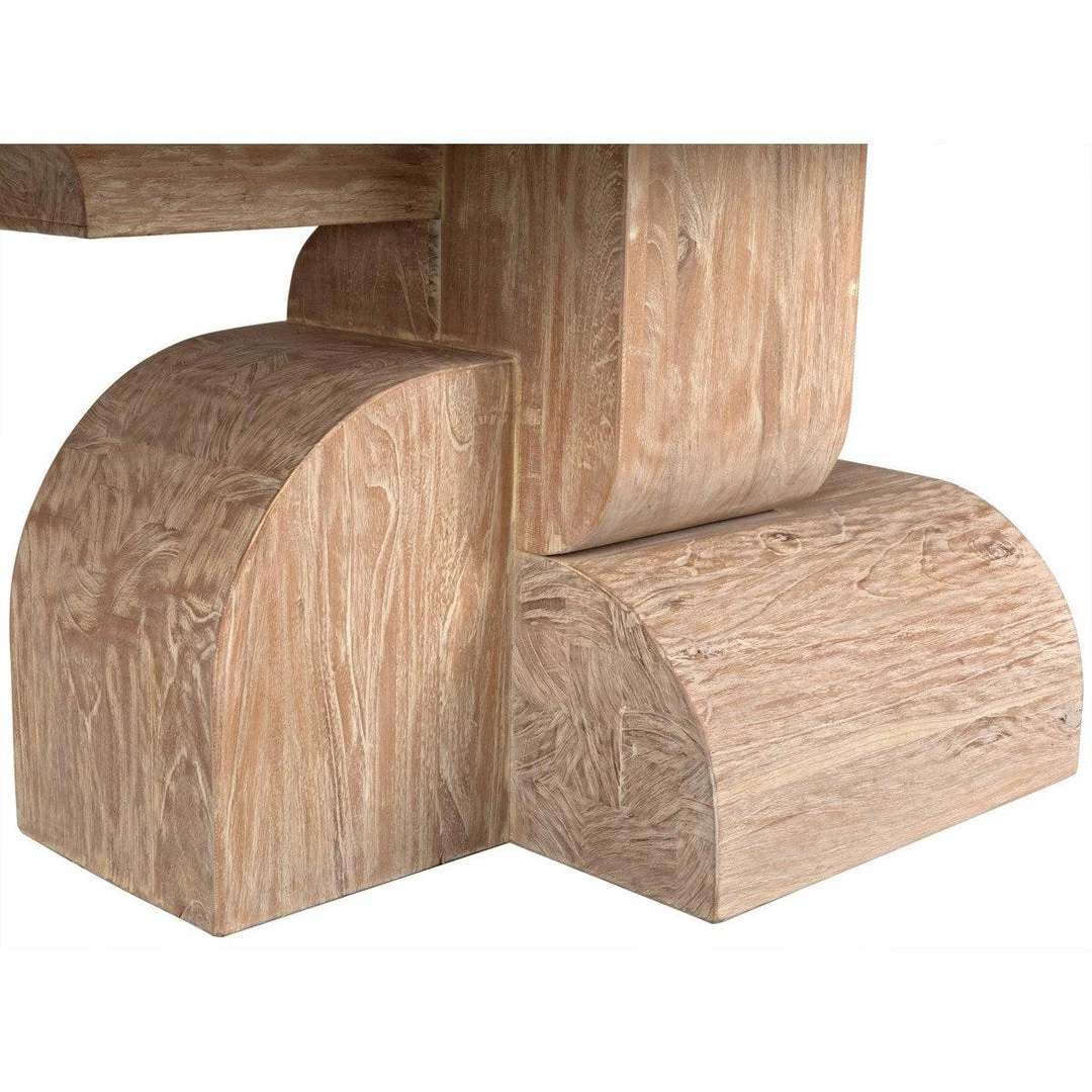 Noir Furniture Floyd Dining Table, Distressed Mindi