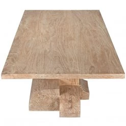 Noir Furniture Floyd Dining Table, Distressed Mindi