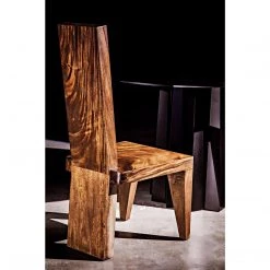 Noir Furniture Noir Column Dining Table, Black Steel Dining Tables