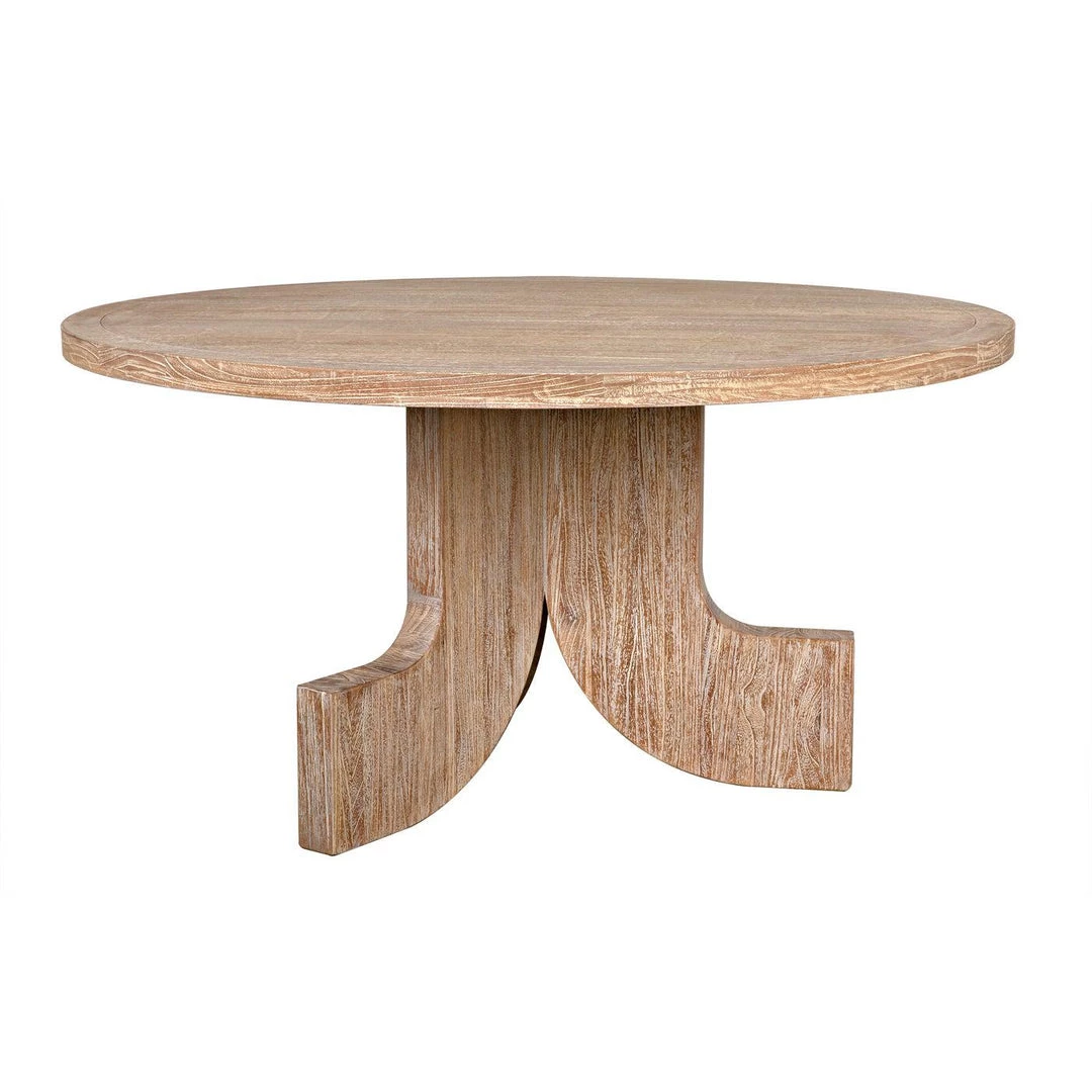 Noir Furniture Noir Siddhartha Dining Table, Distressed Mindi