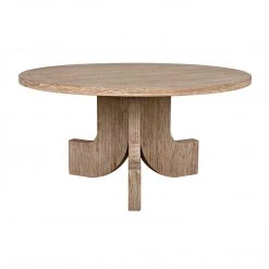 Noir Furniture Noir Siddhartha Dining Table, Distressed Mindi