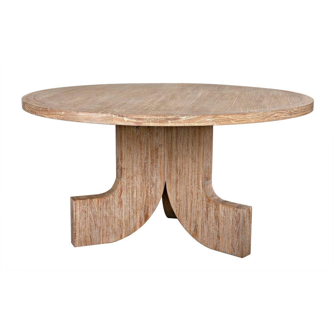 Noir Furniture Noir Siddhartha Dining Table, Distressed Mindi