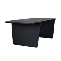 Noir Furniture Noir Esprit Dining Table, Black Metal Dining Tables