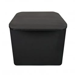 Noir Furniture Noir Esprit Dining Table, Black Metal Dining Tables