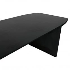 Noir Furniture Noir Esprit Dining Table, Black Metal Dining Tables
