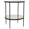 Noir Furniture Noir Anna Side Table W/ Antique Glass