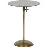 Accent Tables Noir Furniture Felix Side Table, Antique Brass