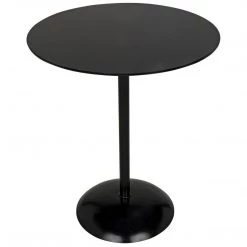 Accent Tables Noir Furniture Felix Side Table, Black Metal