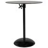 Accent Tables Noir Furniture Felix Side Table, Black Metal