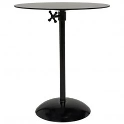 Accent Tables Noir Furniture Felix Side Table, Black Metal
