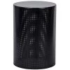 Noir Furniture Dixon Side Table, Black Metal, Large