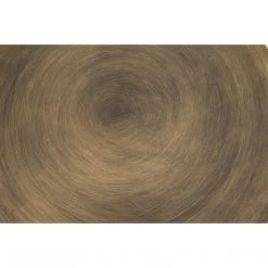 Accent Tables Noir Furniture Margo Side Table, Metal W/Aged Brass Finish