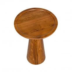 Accent Tables Noir Furniture Sean Side Table, Bali Teak