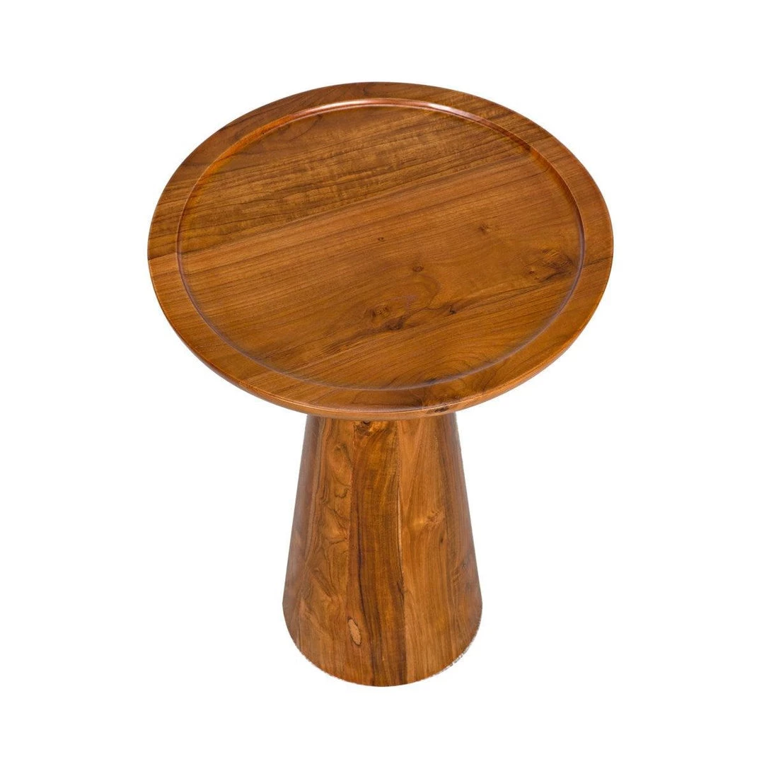 Accent Tables Noir Furniture Sean Side Table, Bali Teak