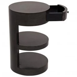 Noir Furniture Ryoko Side Table, Pale Accent Tables