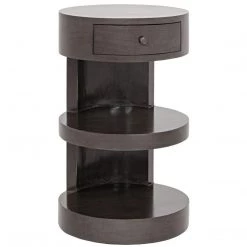 Noir Furniture Ryoko Side Table, Pale Accent Tables