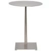 Noir Furniture Stiletto Side Table, Antique Silver Accent Tables