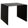 Accent Tables Noir Furniture Yves Side Table, Black Metal, Large