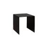 Accent Tables Noir Furniture Yves Side Table, Black Metal, Small